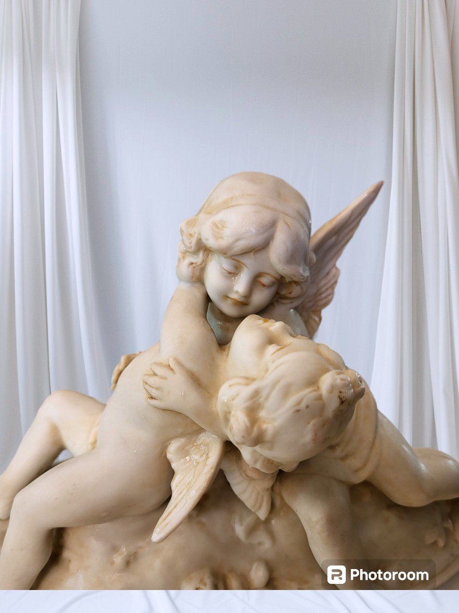 Pompadour Biscuit "les Amours" - 19th Century -photo-2
