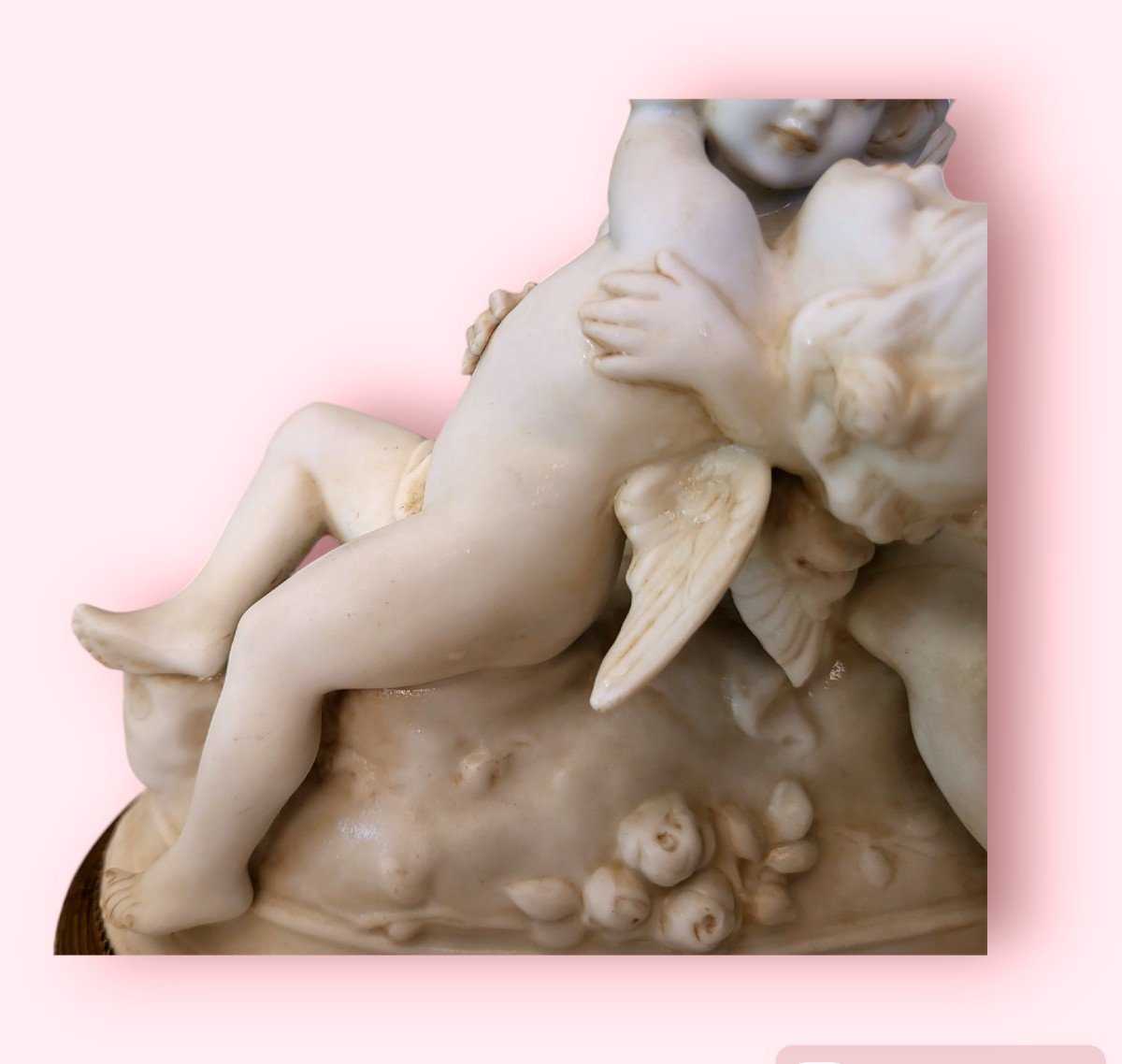 Pompadour Biscuit "les Amours" - 19th Century -photo-3