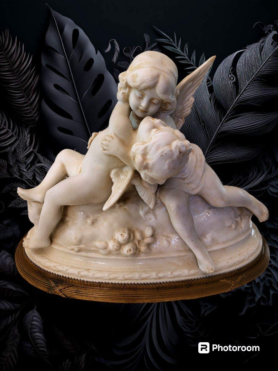 Pompadour Biscuit "les Amours" - 19th Century 