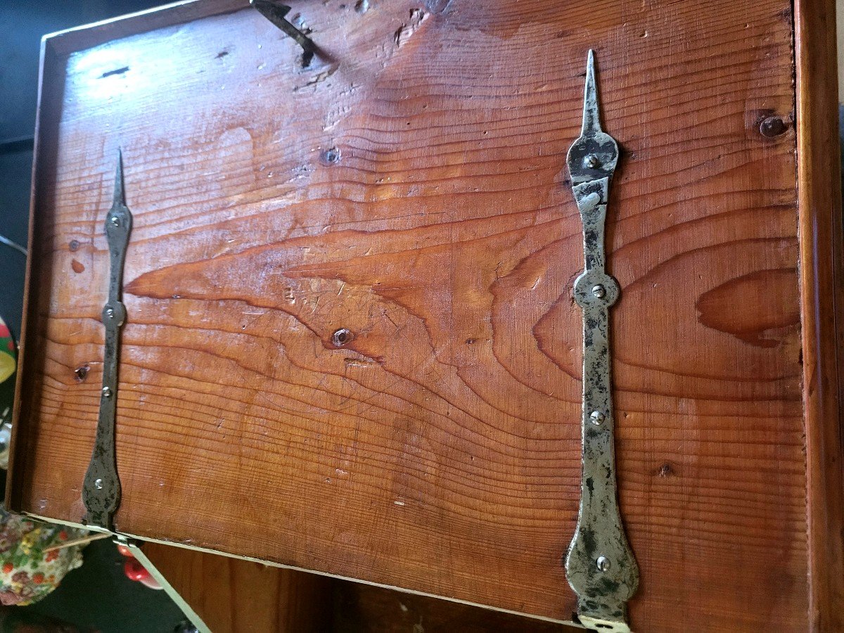 Ecritoire, Cabinet De Voyage En Marqueterie, Origine Religieuse époque XVIIeme-photo-5