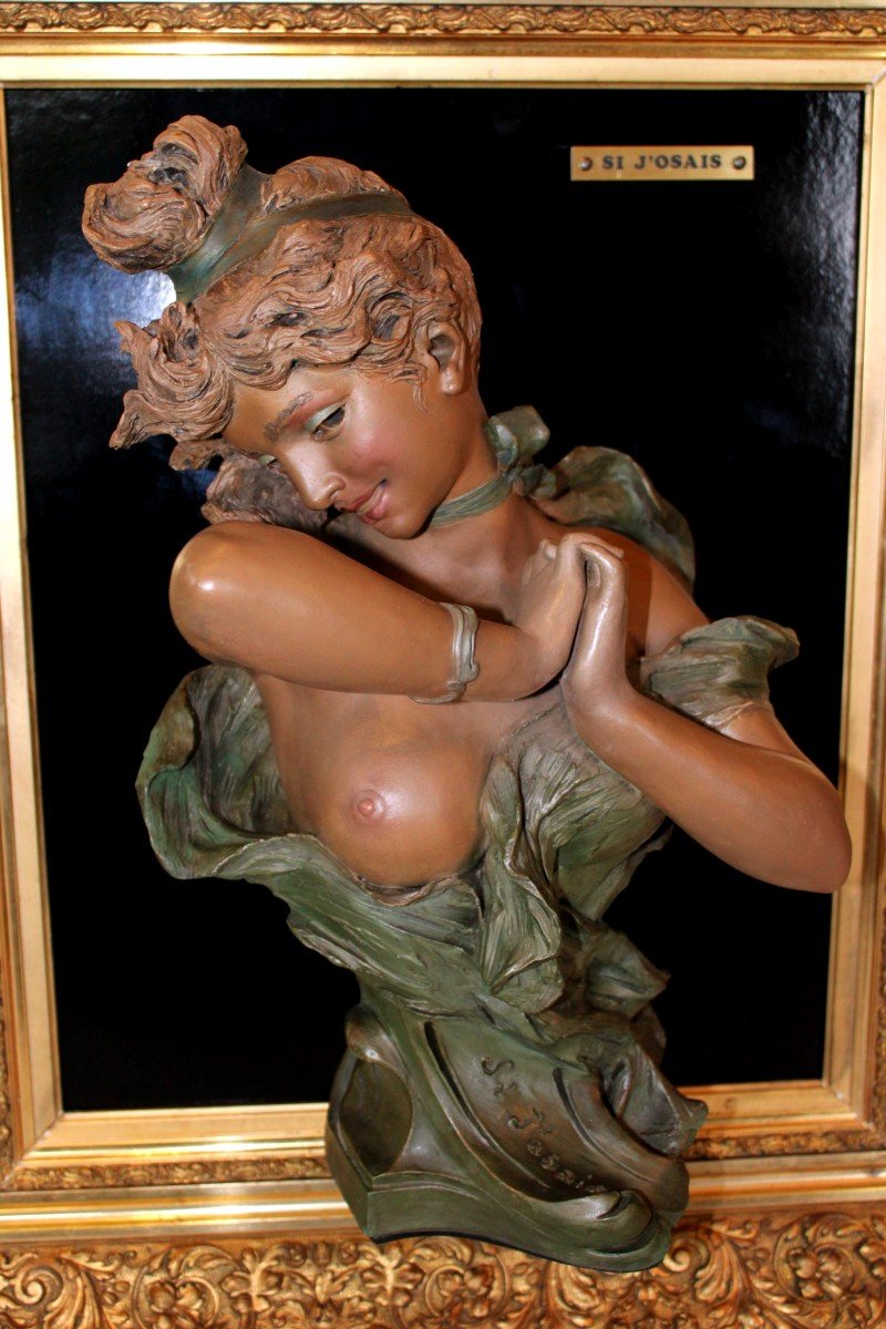 Terracotta Sculpture Signed Foretay Alfred 19th Century-photo-4