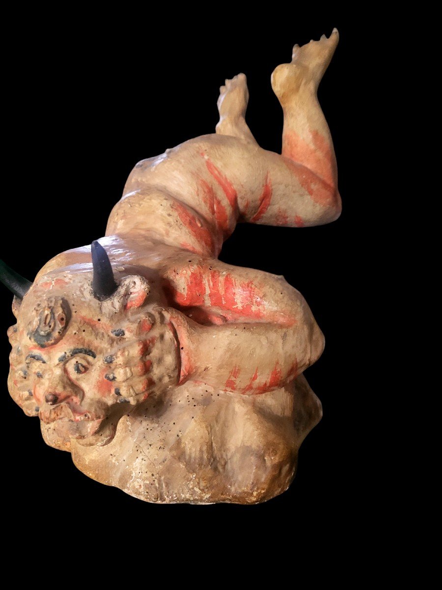 Satyr Sculpture, Faun, 18th Century -photo-2