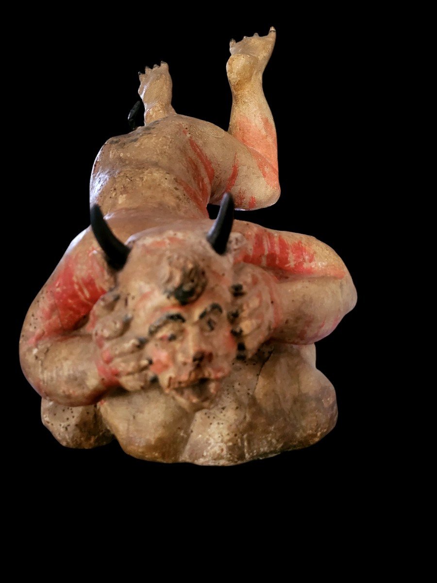Satyr Sculpture, Faun, 18th Century -photo-3