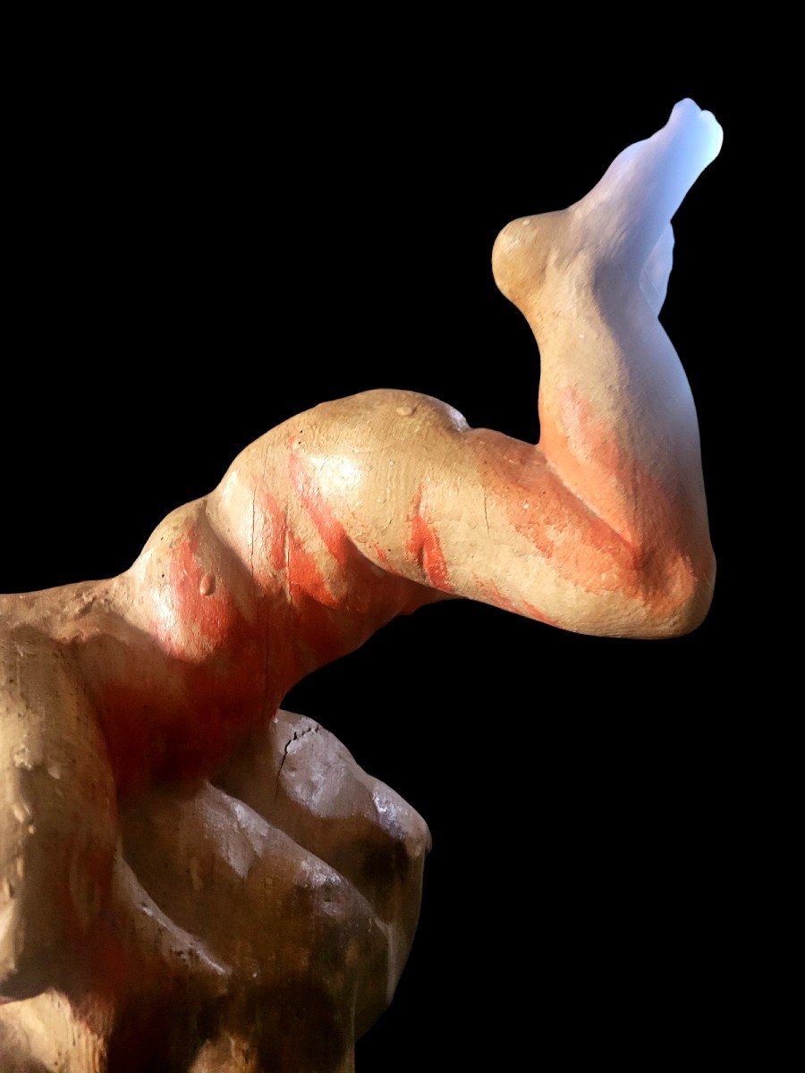 Satyr Sculpture, Faun, 18th Century -photo-4
