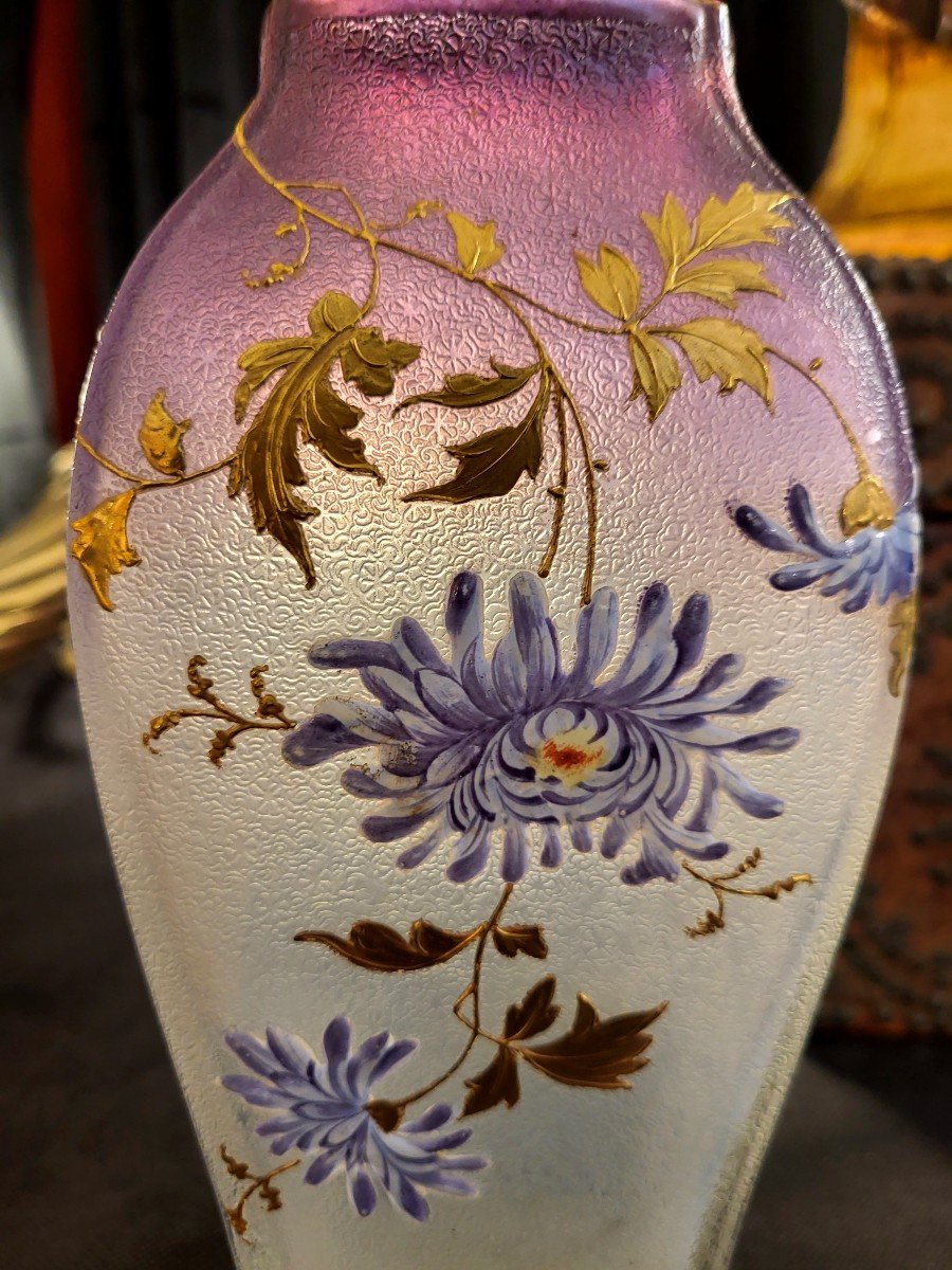 Paire De Vases Legras Montjoye XIXeme-photo-3