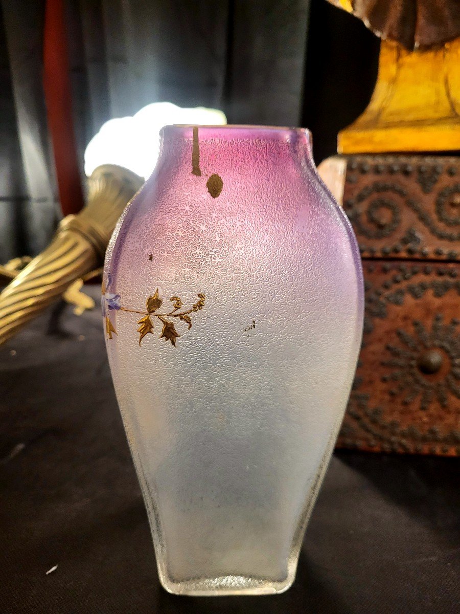 Paire De Vases Legras Montjoye XIXeme-photo-1