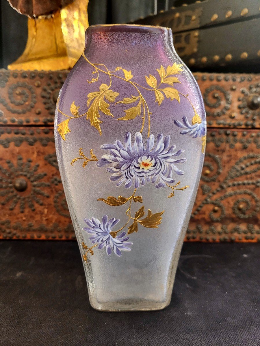 Paire De Vases Legras Montjoye XIXeme-photo-2