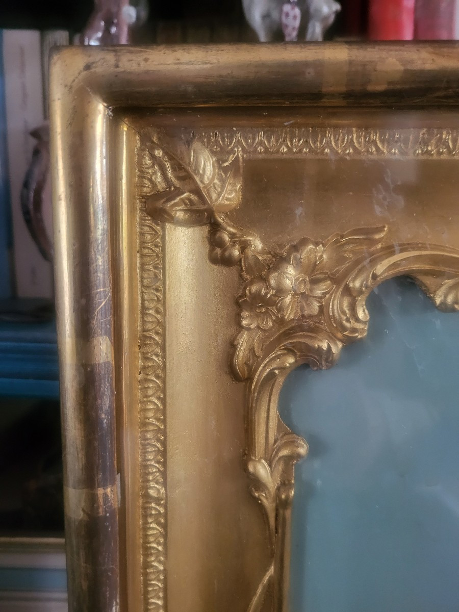  Square Clock Table - 19th Century Charles X-photo-5