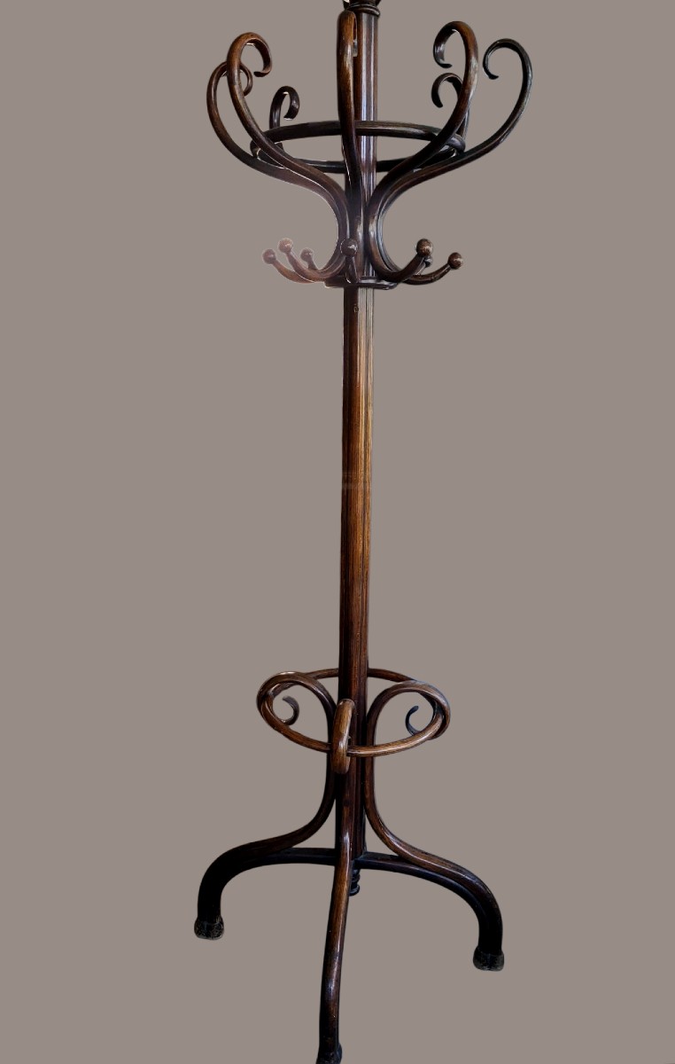Parrot Coat Rack, Art Nouveau, Thonet Sign