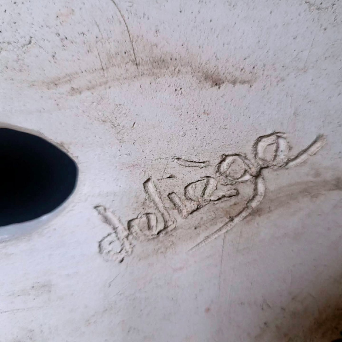 Lampe sculpture horus, signée Georges Deliege - XXeme-photo-4