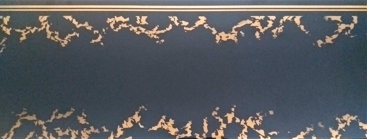 Console en laque noire, art deco- XXeme-photo-3