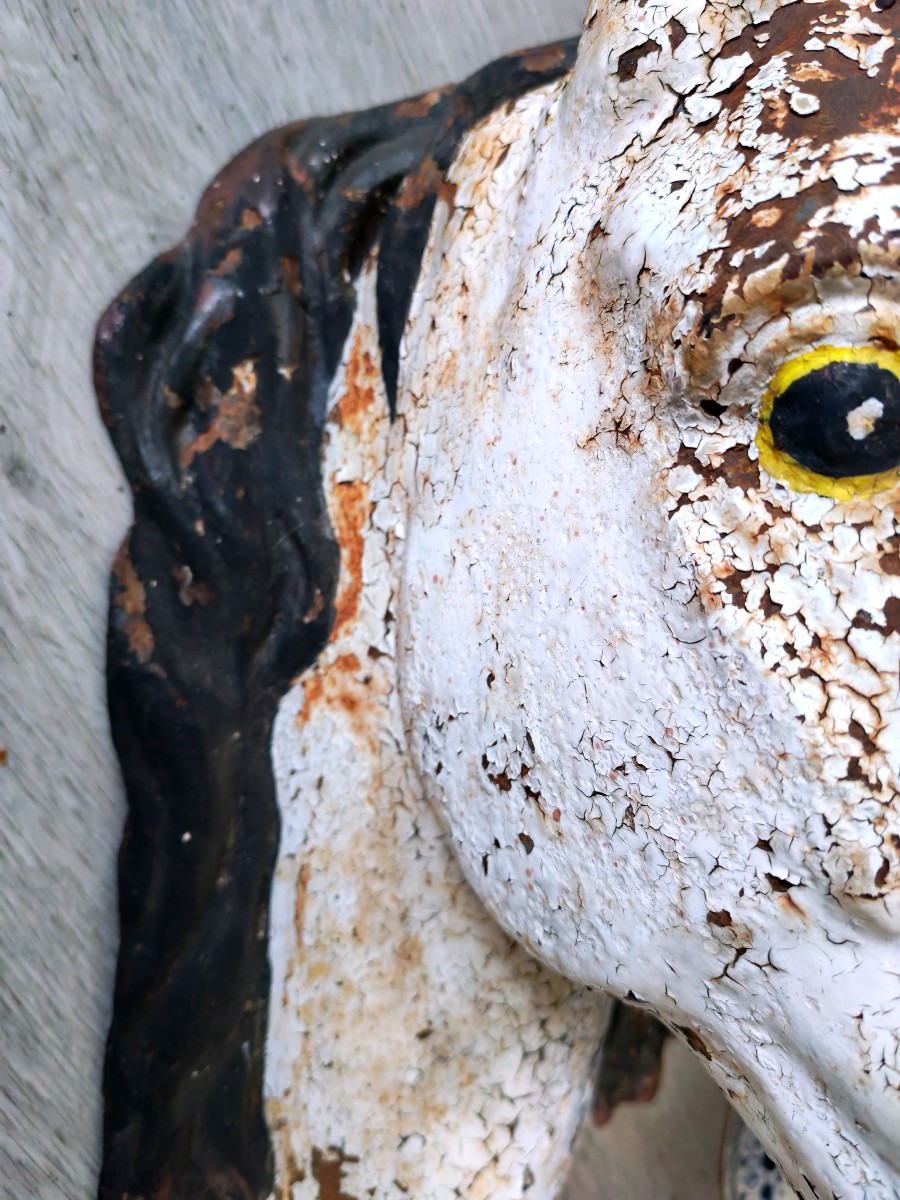 Belle sculpture en fonte cheval - XIXeme -photo-4