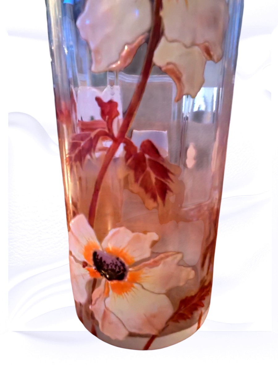Pair Of Montjoie Vases, Art Nouveau Style - 20th Century-photo-2