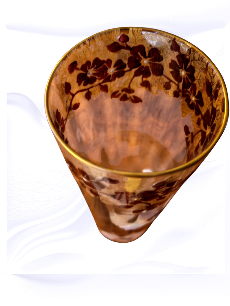 Pair Of Montjoie Vases, Art Nouveau Style - 20th Century-photo-4