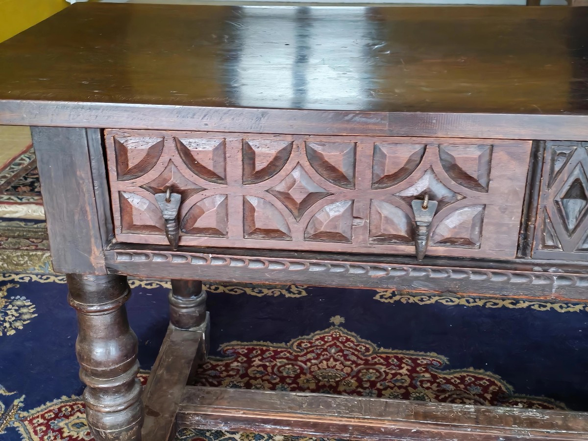 Table de réfectoire espagnole debut XVIIIeme-photo-1