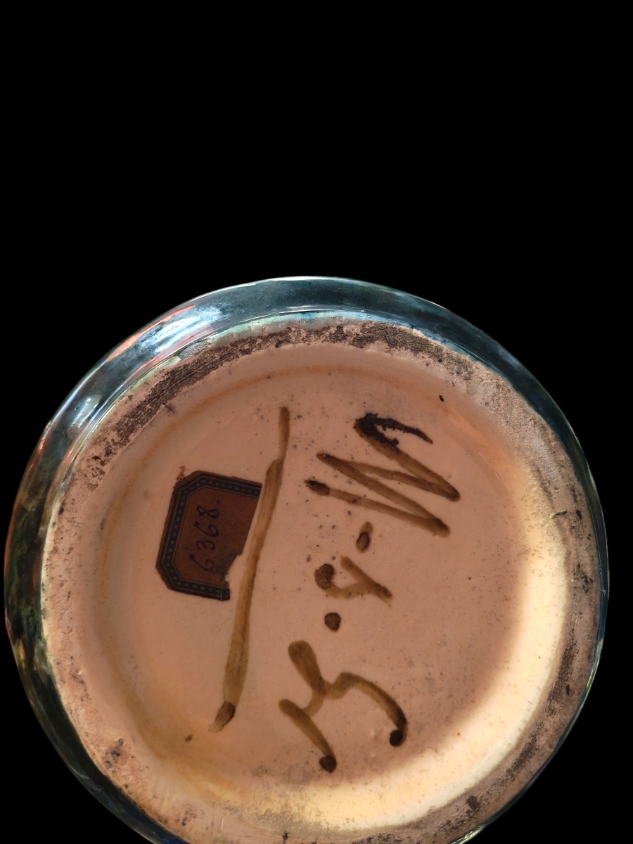 Baluster Vase. Montigny-sur-loing, 19th Century-photo-4