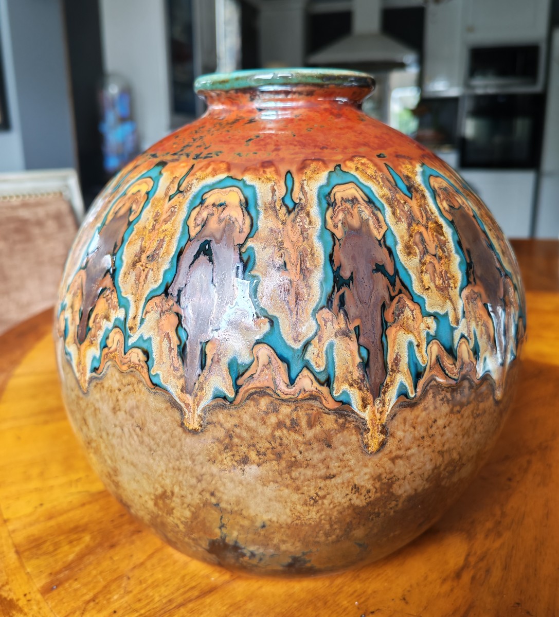 Vase Art Deco Signe Tharaud Limoges) XXeme