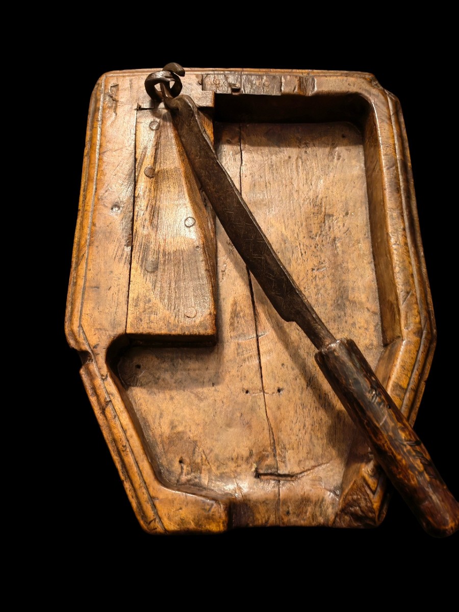 Tranche pain en bois massif authentique - XVIIème