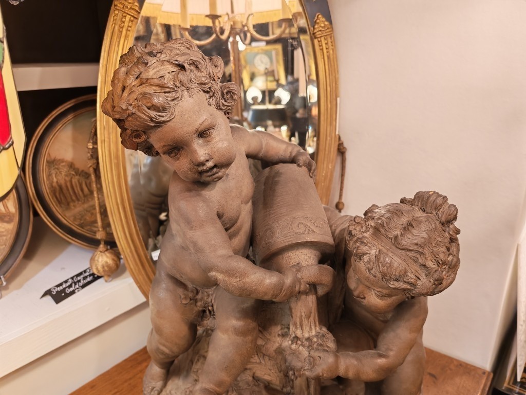 Large Terracotta Sculpture Signed And Dated Boizot, 1773-photo-3