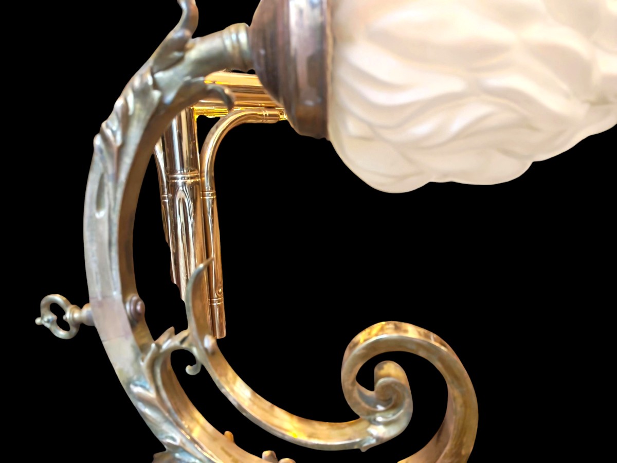 Paire d appliques en bronze Art Nouveau XIXeme-photo-3