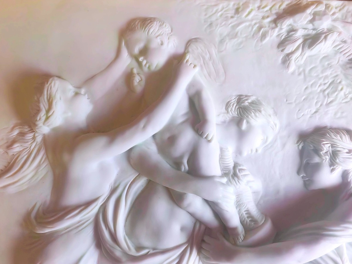 Bas Relief In Sèvres Cookie - 20th Century-photo-2