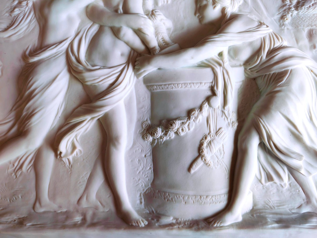 Bas Relief In Sèvres Cookie - 20th Century-photo-3