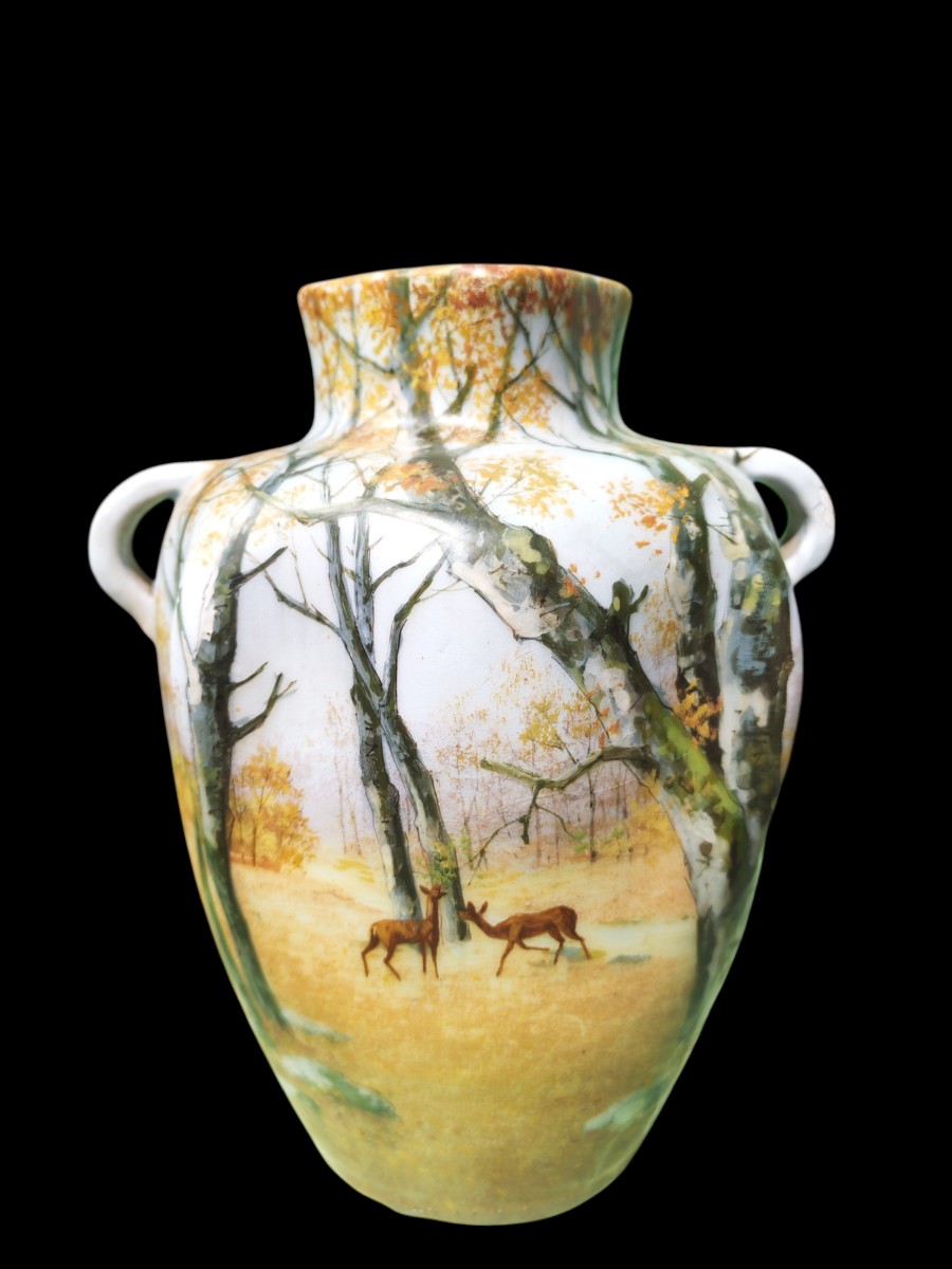 Vase Art Nouveau Massier signe Delphin Massier-XIXème -photo-2