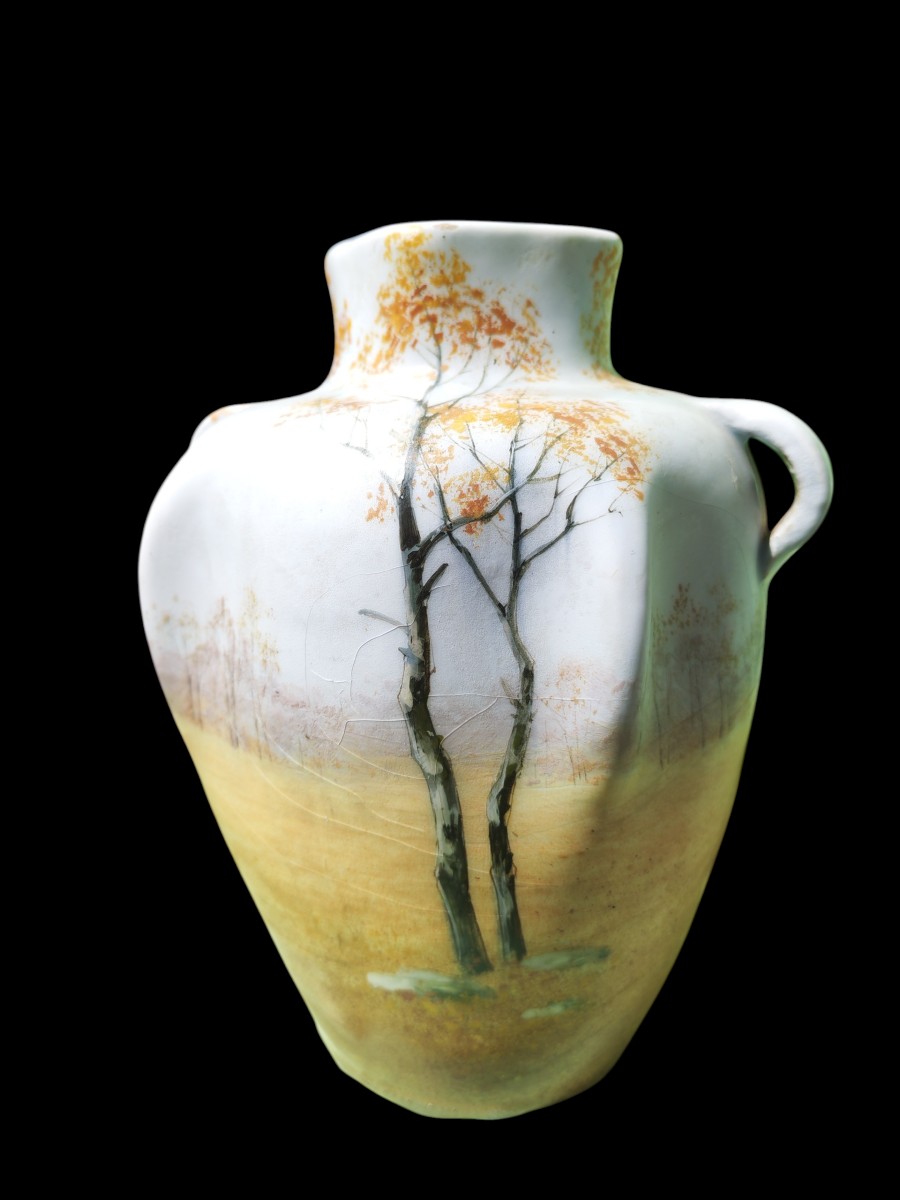 Vase Art Nouveau Massier signe Delphin Massier-XIXème -photo-3