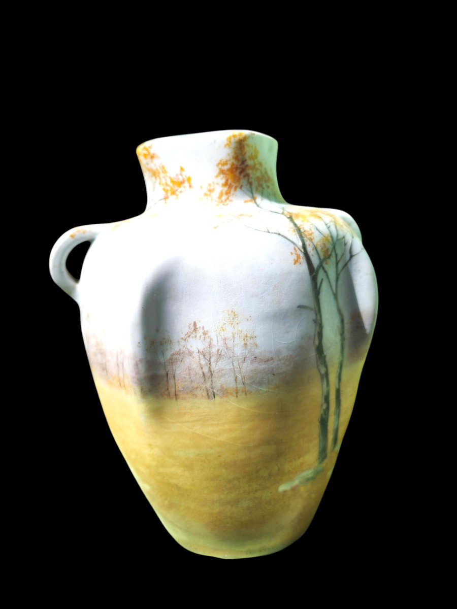 Vase Art Nouveau Massier signe Delphin Massier-XIXème -photo-3
