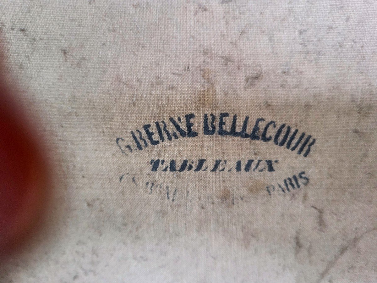 Huile, marine signée d Édouard Jacques Dufeu- XIXeme-photo-4
