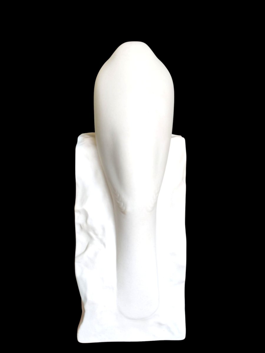 Sèvres Biscuit Porcelain Bearing The Signature Of The Sculptor Pompon.-photo-4