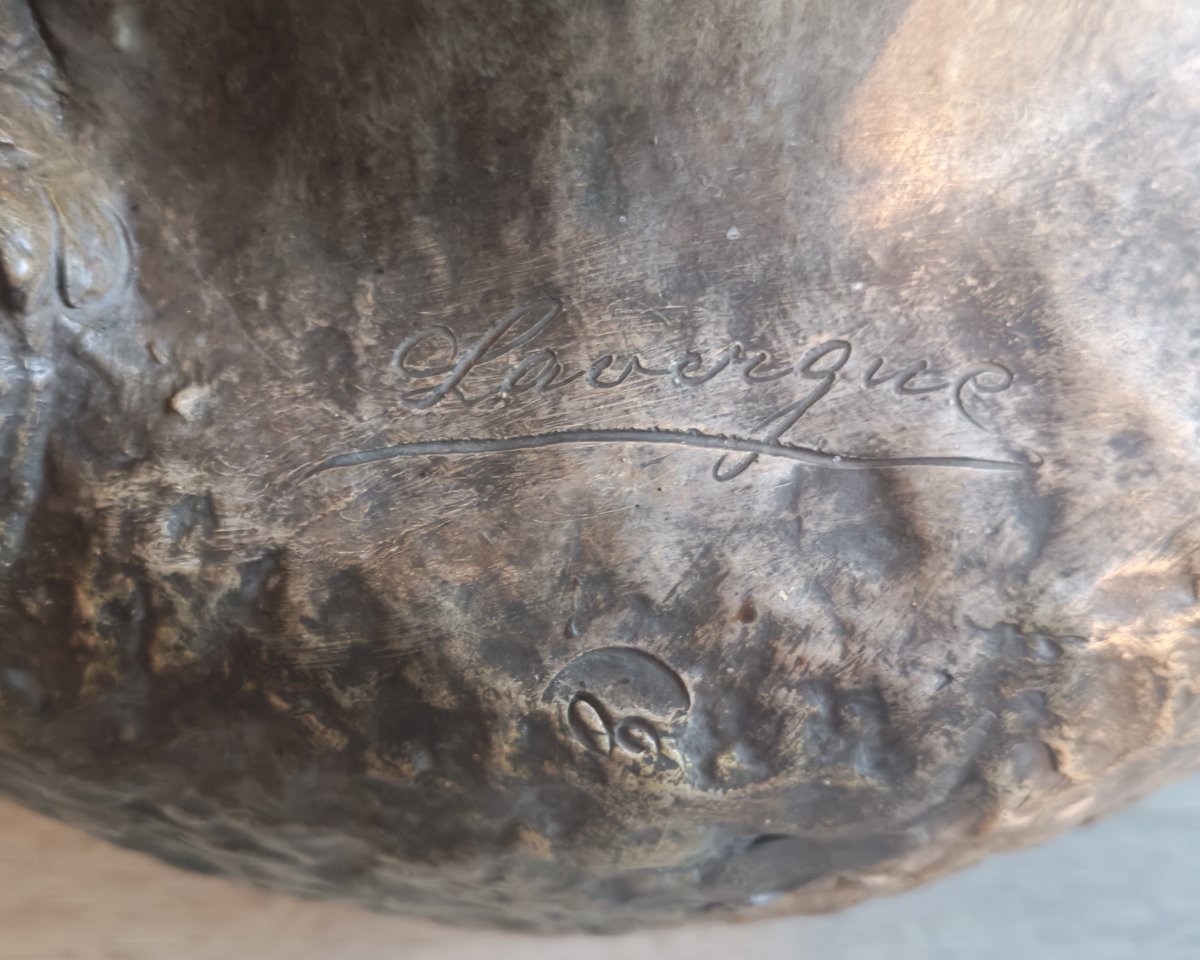 Vase monumental Art nouveau en terre cuite  goldcheider -photo-4