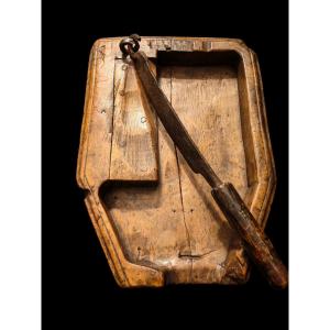 Authentic Solid Wood Bread Slice - 17th Century