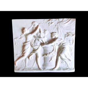 Bas relief en biscuit de Sèvres - XXeme