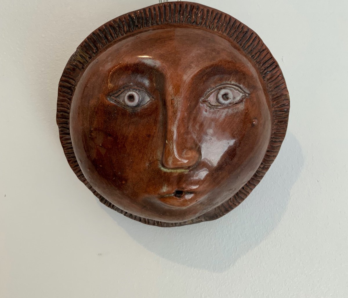 Sculpture en céramique émaillée des Frères Cloutier