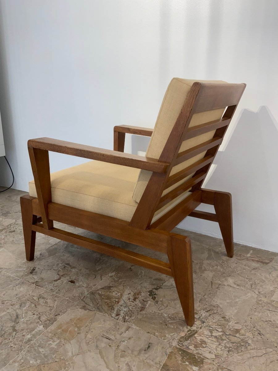 Paire De Fauteuils René Gabriel-photo-3