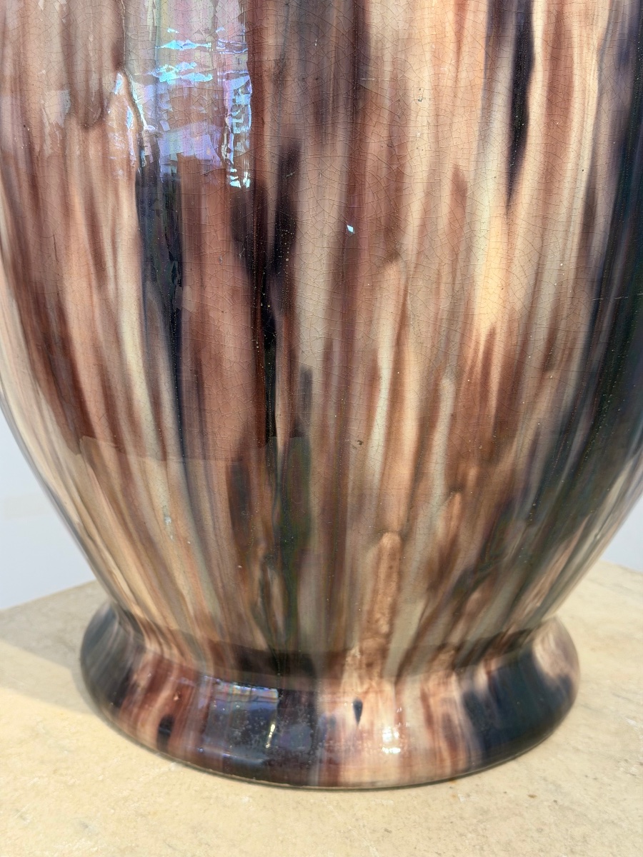 Très grand vase Eugène Victor Collinot -photo-3