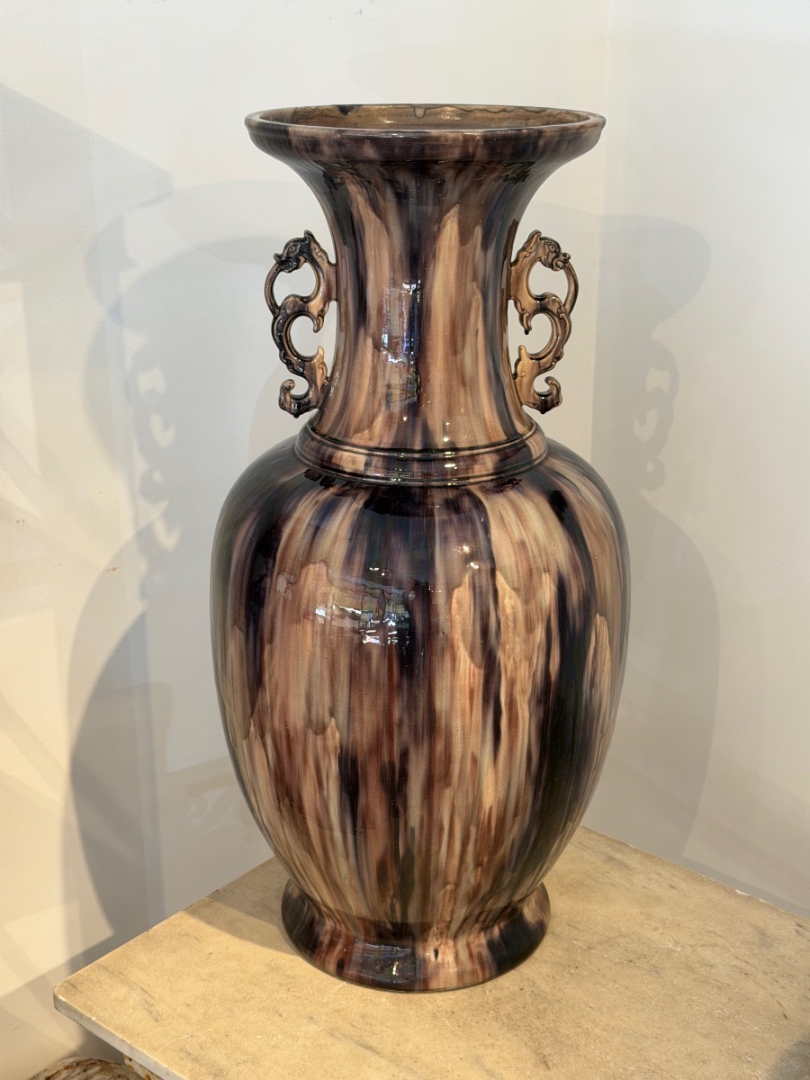 Très grand vase Eugène Victor Collinot 