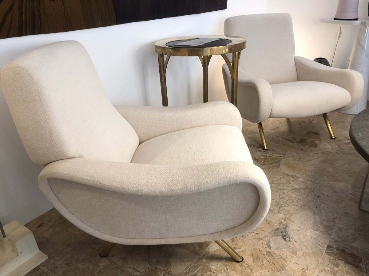 Pair Of Lady Armchairs By Marco Zanuso