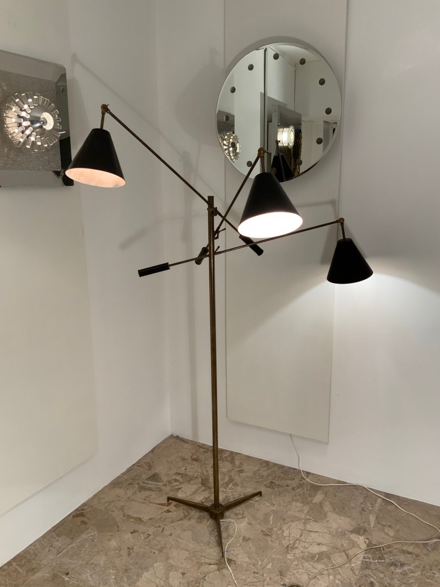 Trienniale Floor Lamp By Angelo Lelli-photo-2