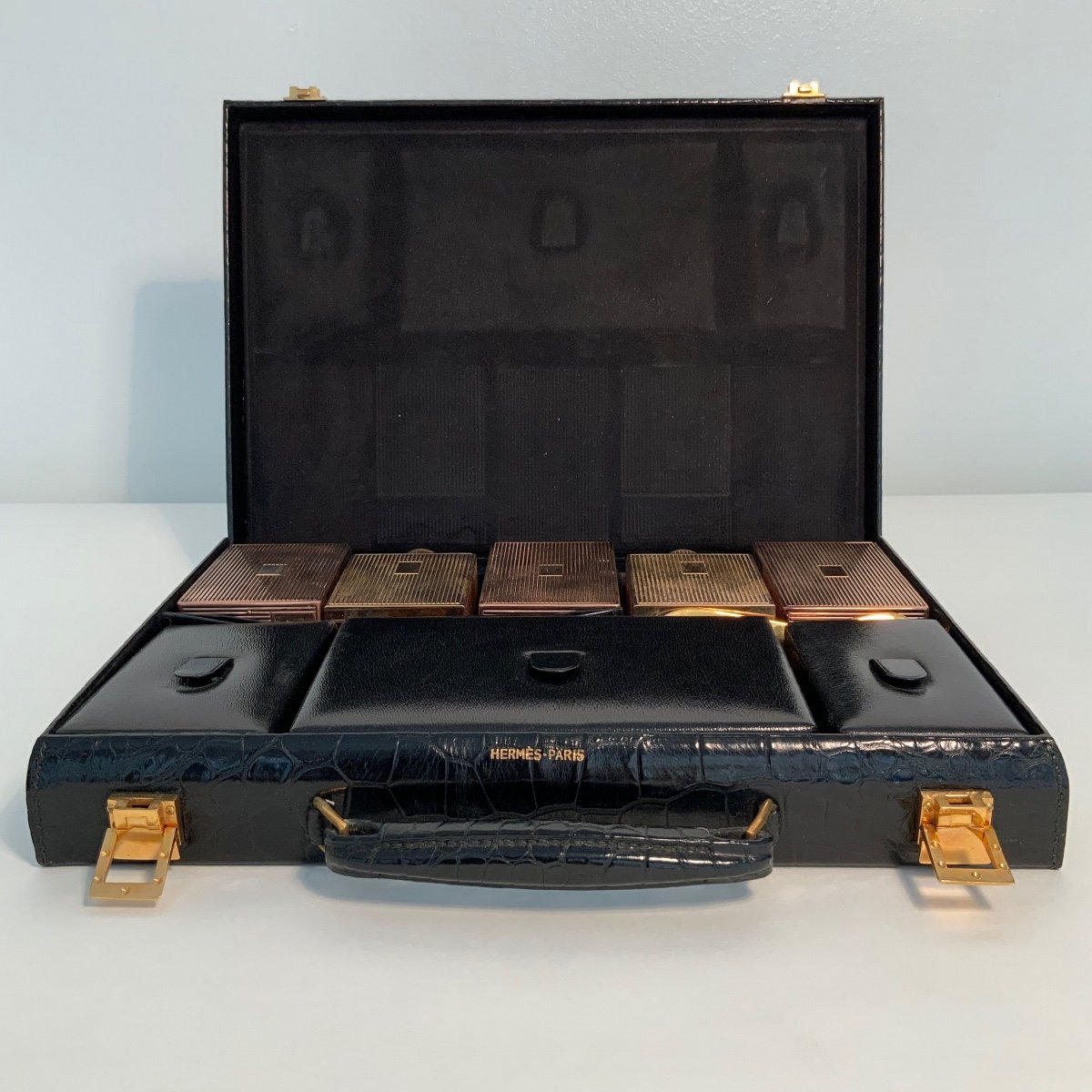 Crocodile Travel Toiletry Case - Hermès Paris