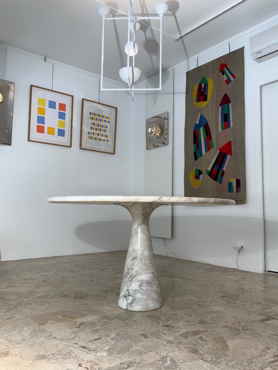 Marble Dining Table By Angelo Mangiarotti-photo-4
