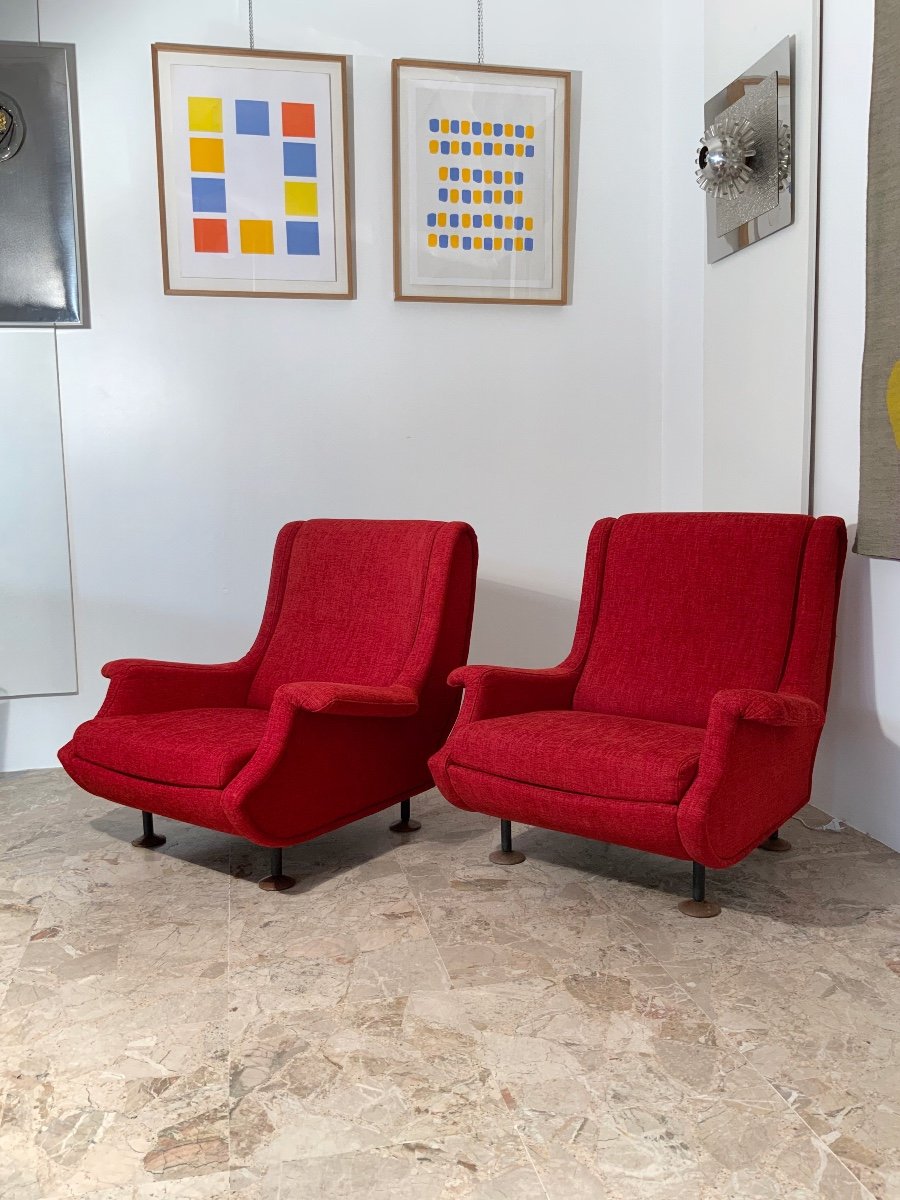Paire de fauteuils Regent par Marco Zanuso-photo-5