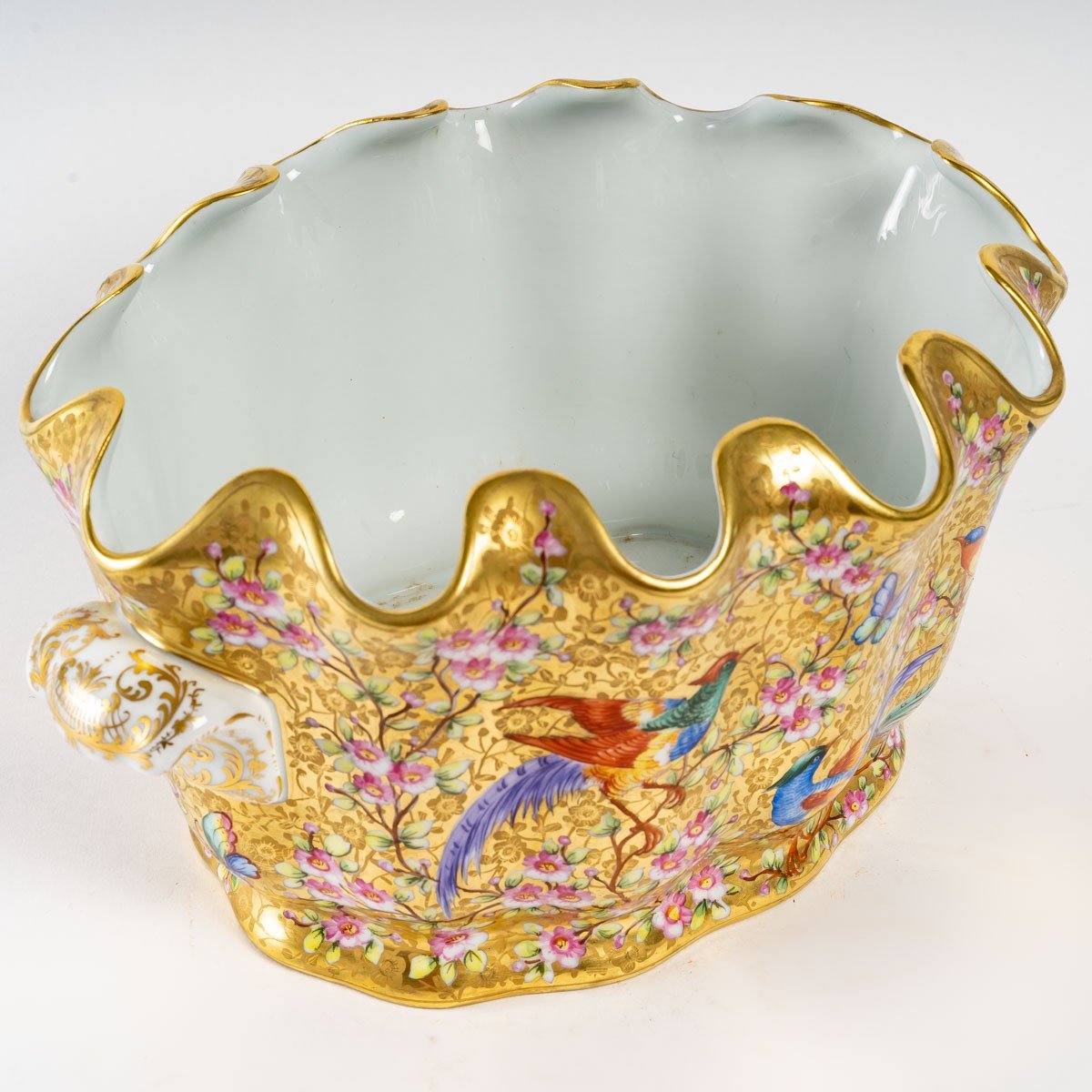 Le Tallec: Canopy With Polychrome Birds And Butterflies-photo-3