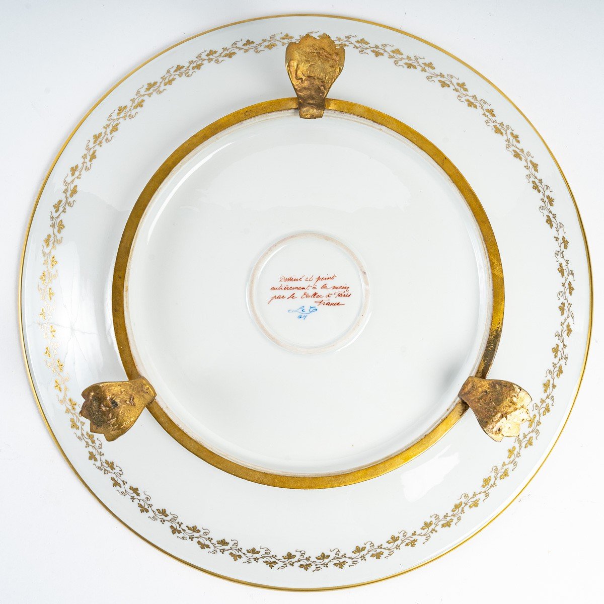 Le Tallec "large Cup With Polychrome Birds"-photo-1