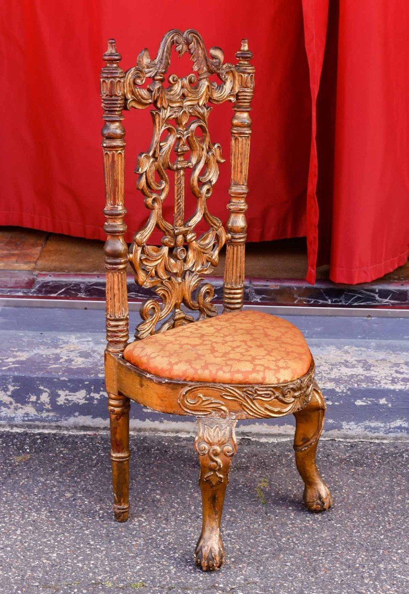 17th Century Giltwood Chair