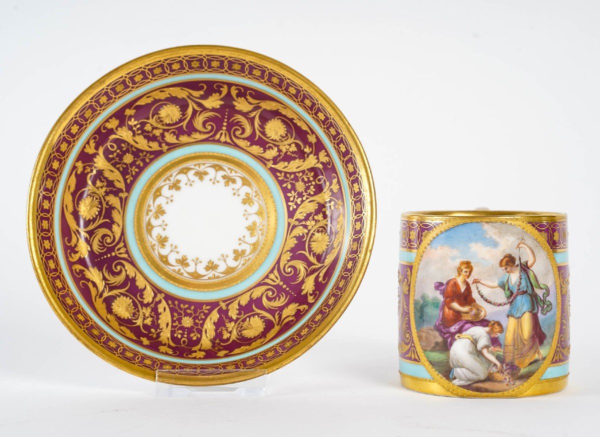 Tasse Vienne  début XIXème-photo-2