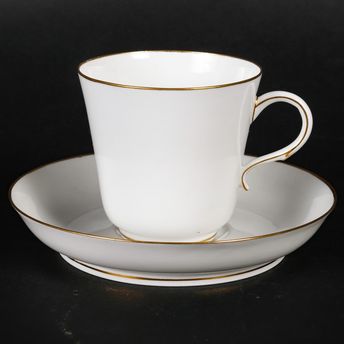 Tasse Sèvres blanche et or 1860-photo-2