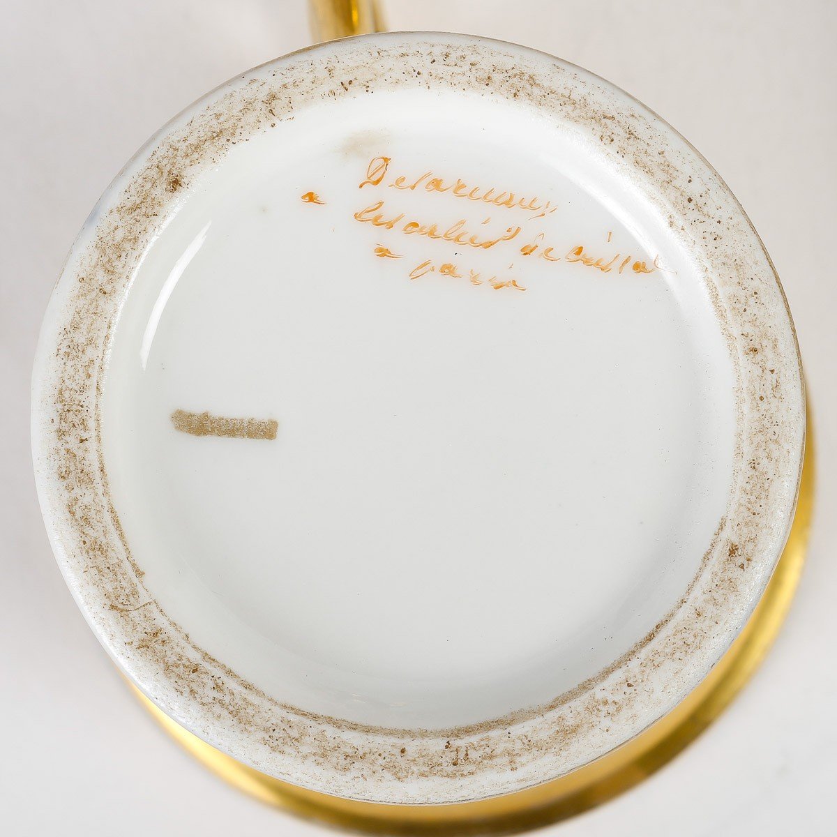 12 Cups + 1 Coffee Maker: Paris 1810 "désarnaux At The Crystal Staircase In Paris"-photo-2