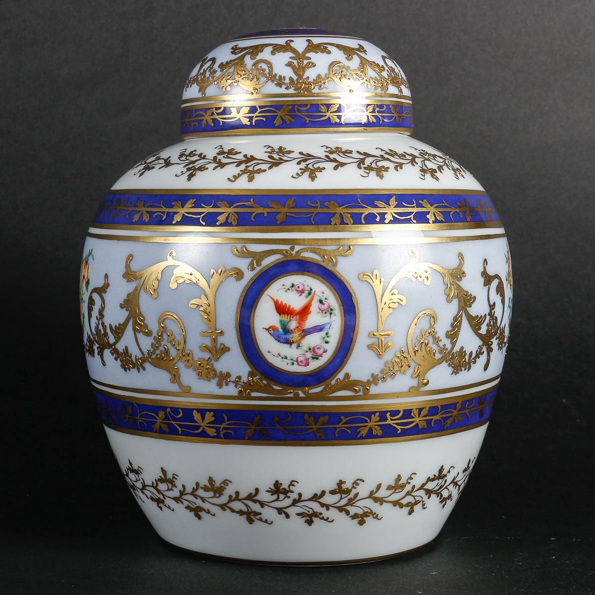 Le Tallec “ginger Pot” Baron Jourdan Bleu-photo-3